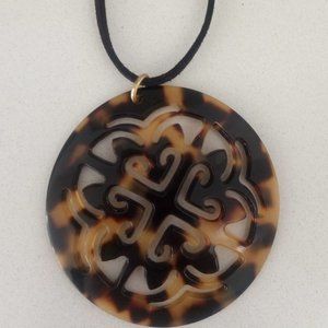 New Boho Tortoise shell Necklace